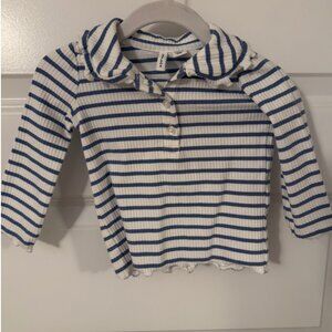 Janie and Jack striped long sleeve shirt
